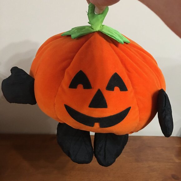 Pumpkin Jack-o-lantern Plush - Picture 3 of 4